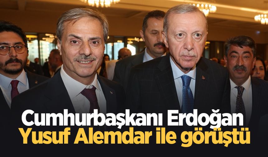 Yusuf Alemdar arı gibi çalışıyor: Cumhurbaşkanı Erdoğan ve 5 bakanla görüştü