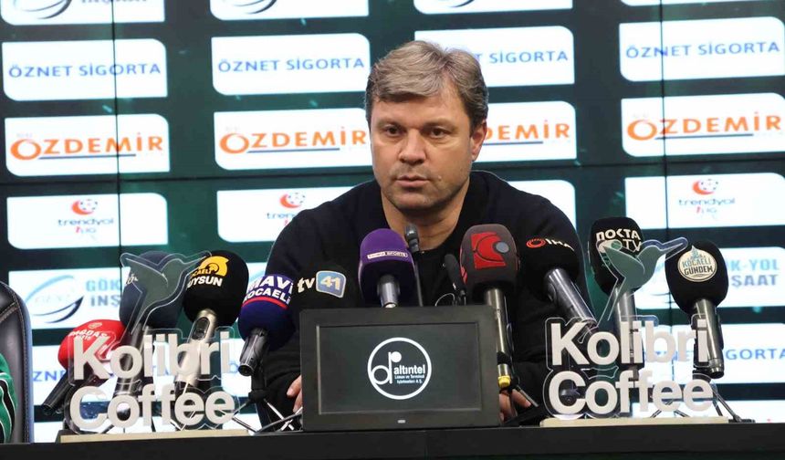 Kocaelispor’da Ertuğrul Sağlam istifa etti