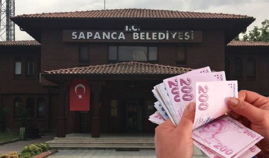 Sapanca Belediyesi'nde asgari ücret 30 bin TL oldu!