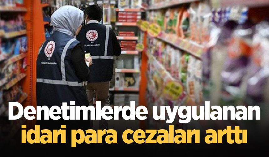 Denetimlerde uygulanan idari para cezaları arttı