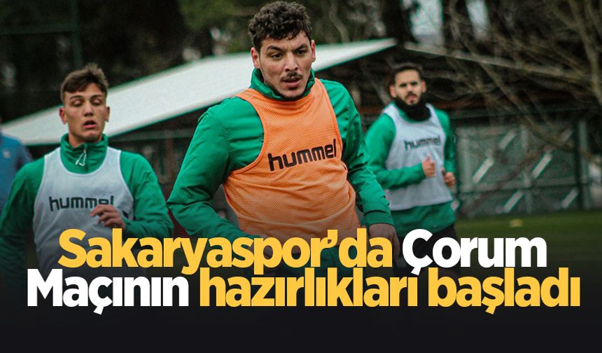 Çorumspor maçının hazırlıkları başladı