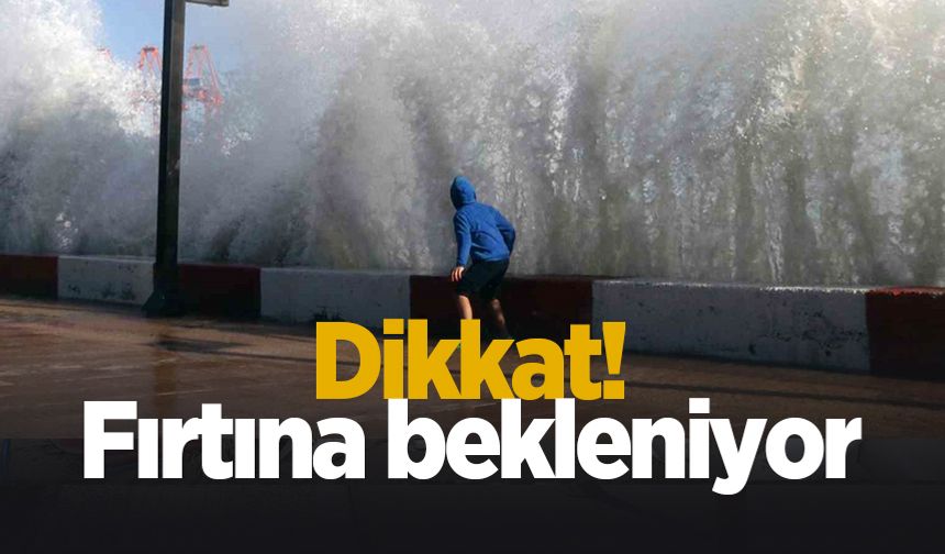 Sakarya'da fırtına bekleniyor
