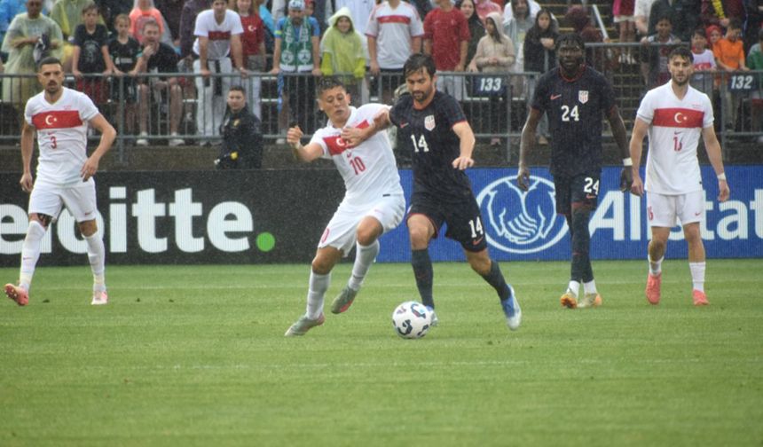 A Milli Futbol Takımı, hazırlık maçında ABD'yi 2-1 yendi
