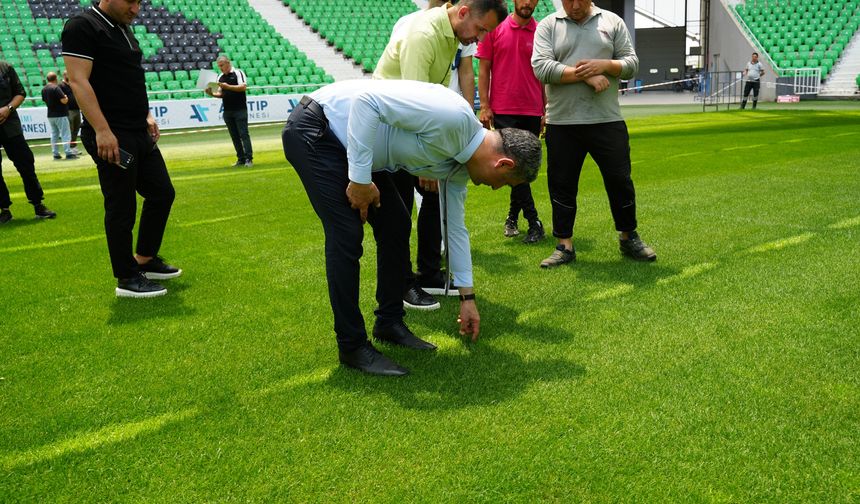 Yeni Sakarya Atatürk Stadyumu bakıma alındı