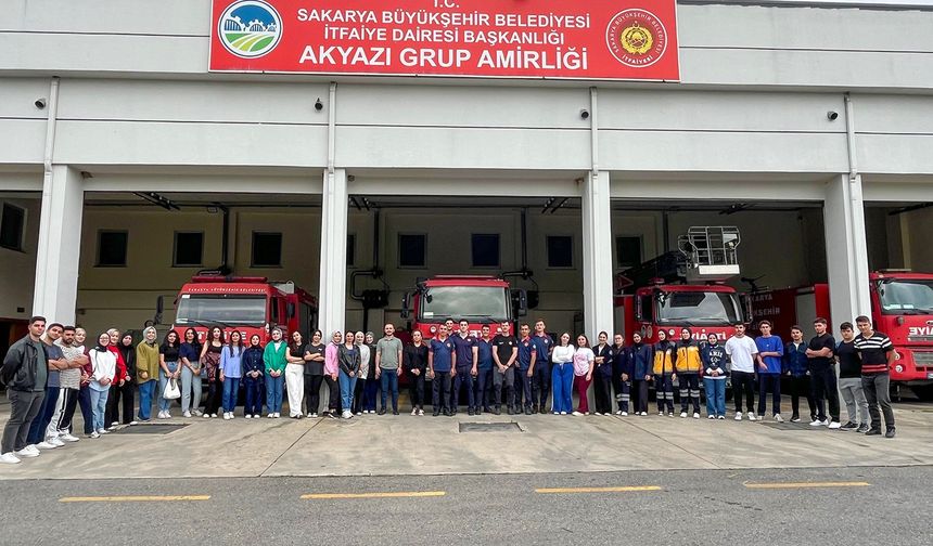 Öğrencilere ‘Yangın Güvenliği Eğitimi’ verildi