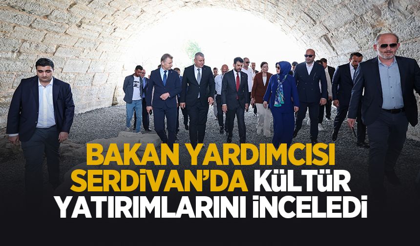 Bakan Yardımcısı Mumcu Serdivan’da kültür yatırımlarını inceledi