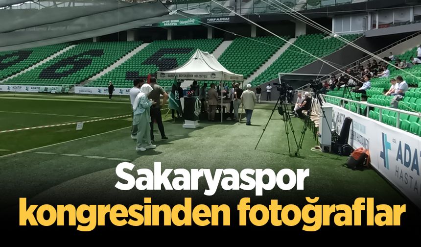 Sakaryaspor kongresinden fotoğraflar