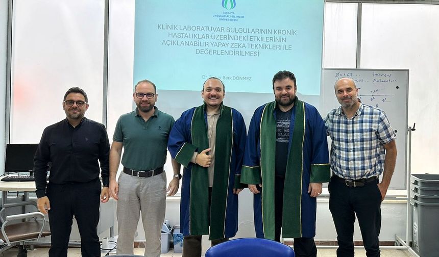 Sakarya’dan Türkiye’ye bilimsel gurur: Dr. Dönmez’den çifte doktora başarısı