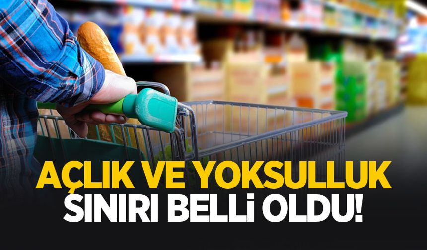 Ağustos ayı açlık ve yoksulluk sınırı açıklandı