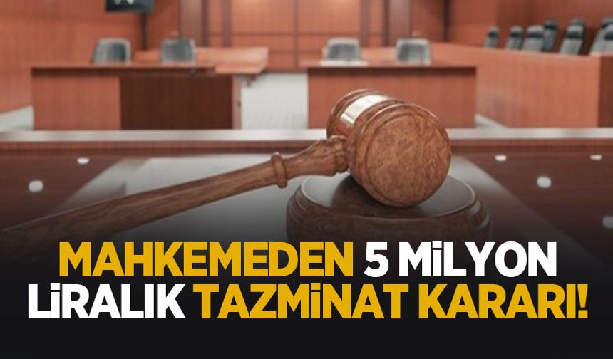 Hastaneye tazminat şoku!