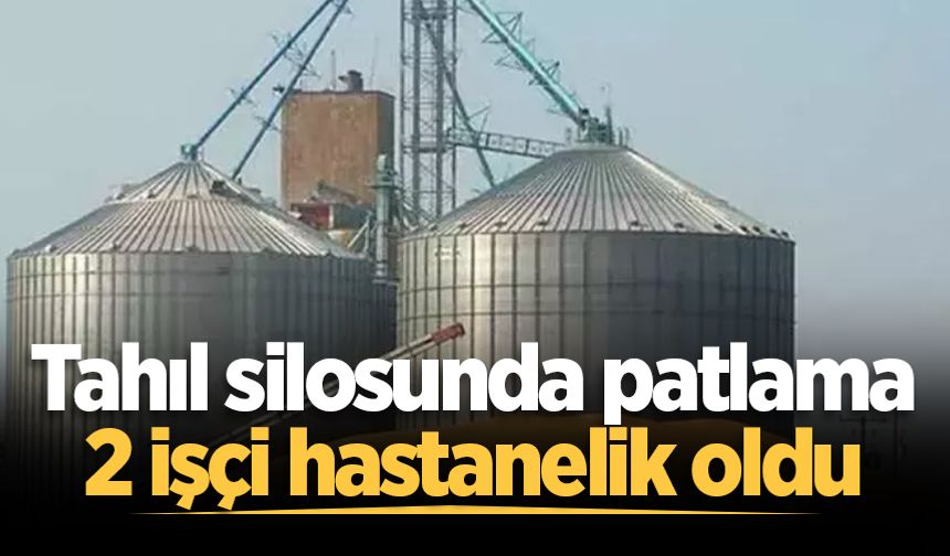 Adapazarı’nda tahıl silosunda patlama: 2 işçi hastanelik oldu