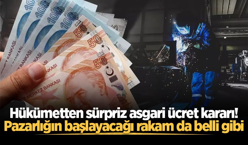 Asgari ücret ne kadar olacak? Asgari ücrette ilk rakam verildi