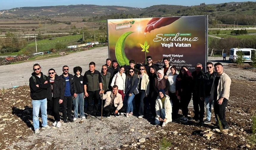 SUBÜ öğrencilerinden yeşil vatan seferberliği