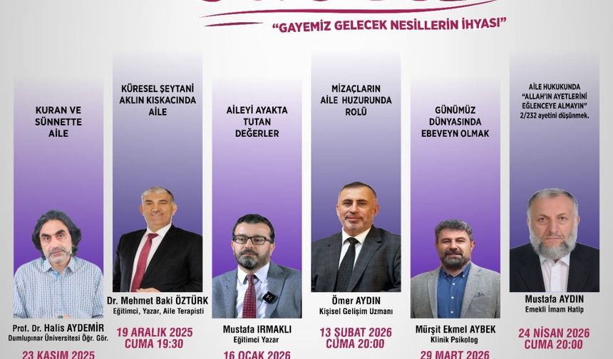 “Aile Okulu” programı başlıyor