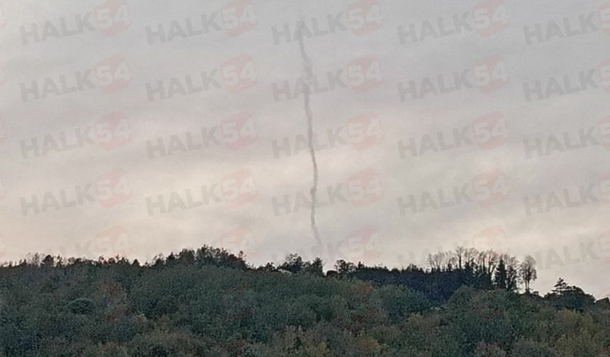 Sapanca'da hortum oluştu