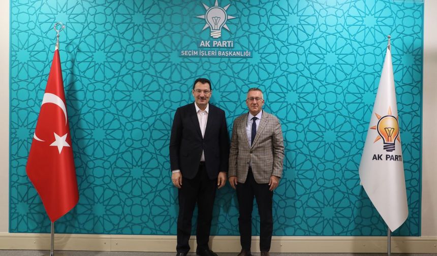 Başkan Işıksu’dan Genel Başkan Yardımcısı Yavuz’a ziyaret