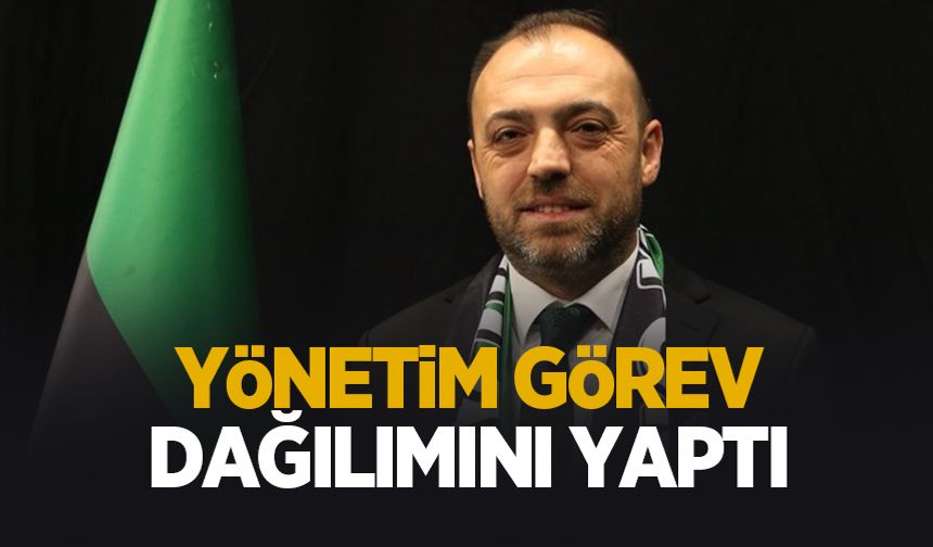 Sakaryaspor'da yönetim görev dağılımını yaptı