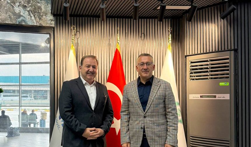 Başkan Işıksu’dan Suat Akın'a ziyaret