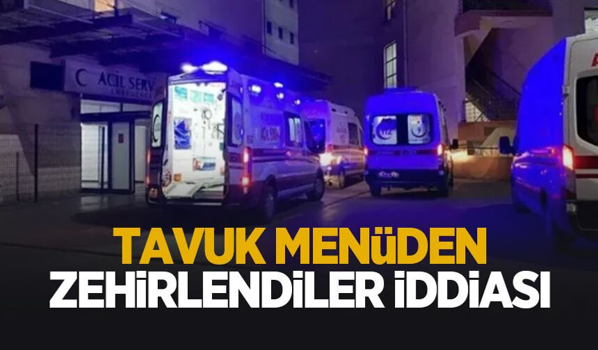 İki kardeş yedikleri yemekten zehirlendi iddiası