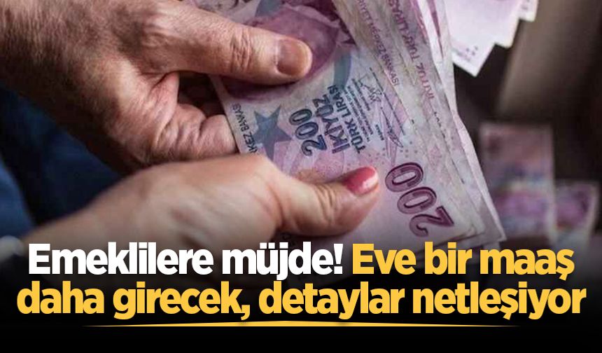 Emeklilere müjde! Eve bir maaş daha girecek, detaylar netleşiyor
