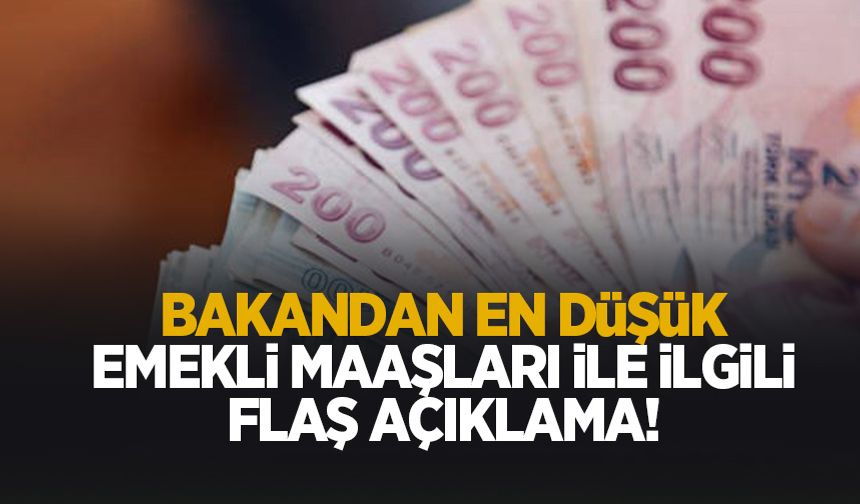 En düşük emekli maaşına düzenleme geliyor