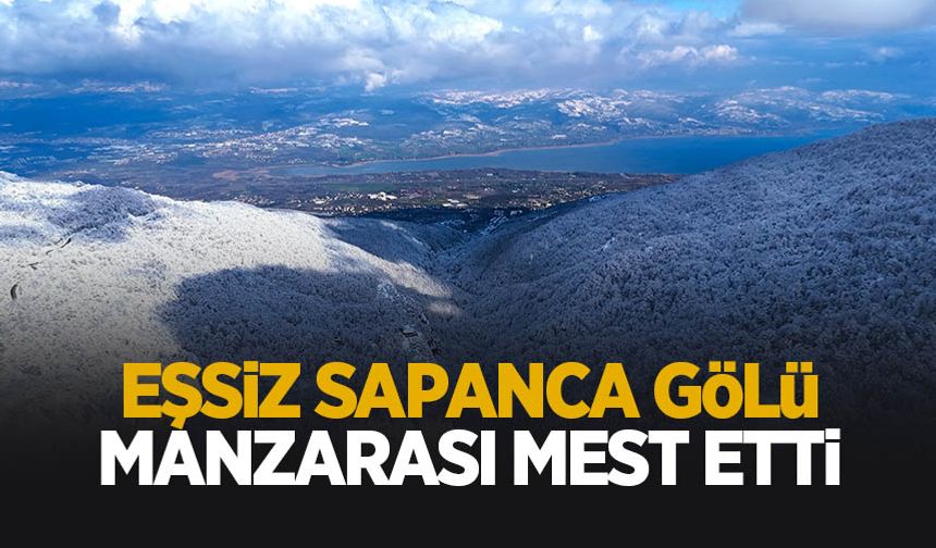 Beyaz, mavi ve yeşil birleşti: Eşsiz manzara mest etti