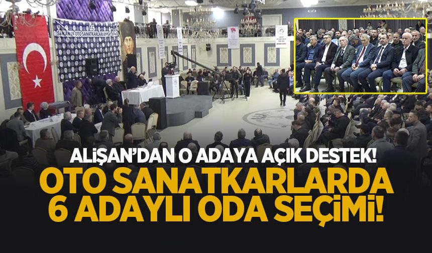 Sakarya Oto Sanatkarları Odası’nda 6 adaylı seçim heyecanı