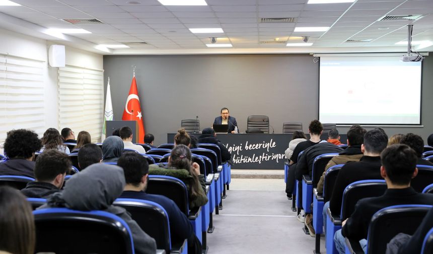 SUBÜ’de düzenlenen konferansta İklim Değişikliği ve Sürdürülebilirlik konuşuldu