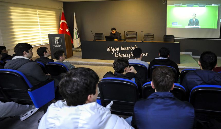Teknoloji lisesi öğrencileri SUBÜ’yü ziyaret etti
