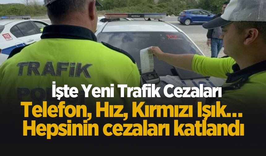 Yeni cezalar dudak uçuklattı; Hangi ihlale ne kadar ceza ödenecek?