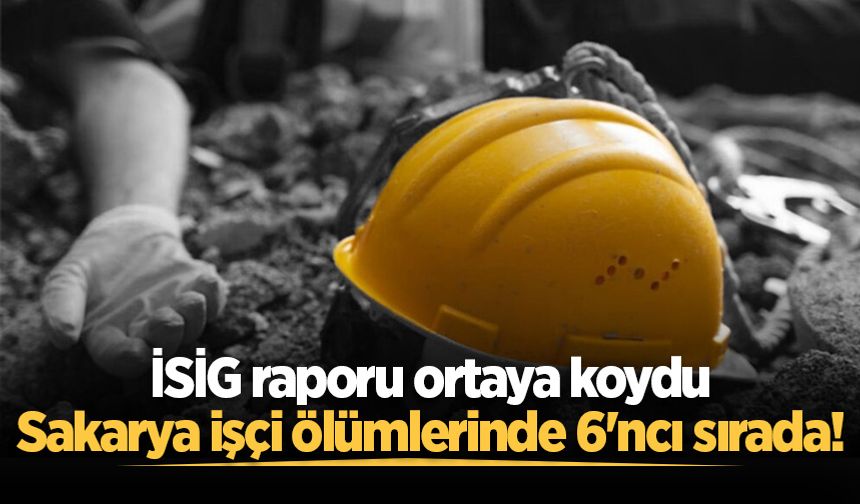 İSİG raporu ortaya koydu: Sakarya işçi ölümlerinde 6'ncı sırada!