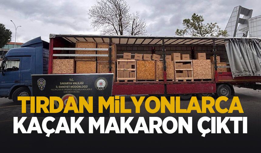 Milyonlarca kaçak makaron ele geçirildi
