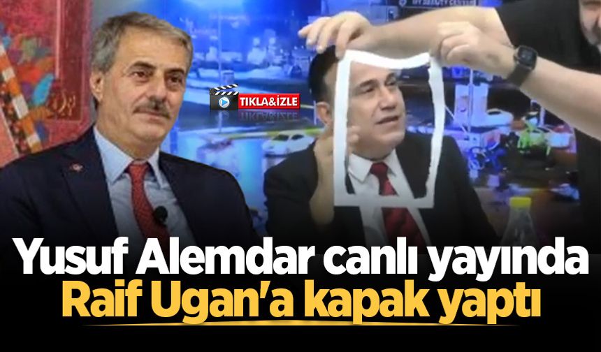 Yusuf Alemdar canlı yayında Raif Ugan'a kapak yaptı