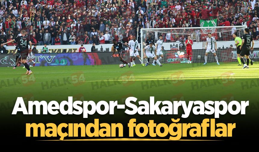 Amedspor-Sakaryaspor maçından fotoğraflar