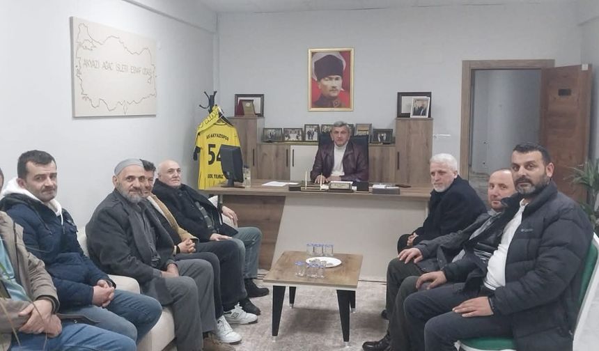 Saadet Partisi İlçe Başkanı Alan oda başkanı Yılmaz’a ziyaret etti