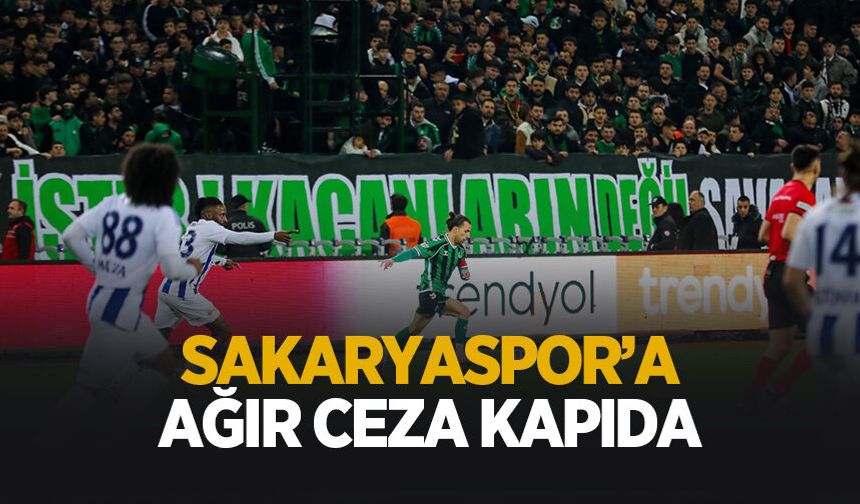 Sakaryaspor’a ağır fatura kapıda