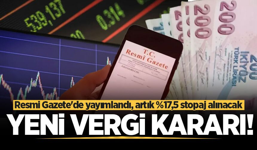 Resmi Gazete’de yayımlandı: Yatırım fonlarına yeni vergi düzenlemesi