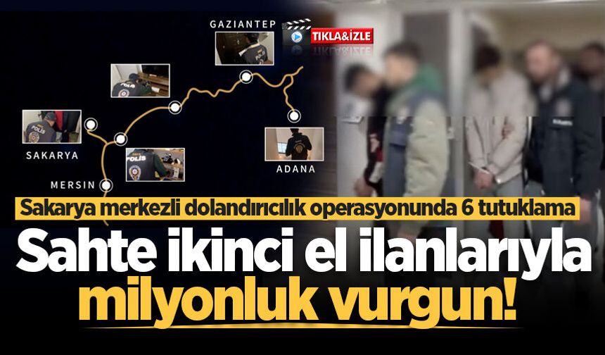 Sahte ikinci el ilanlarıyla milyonluk vurgun!