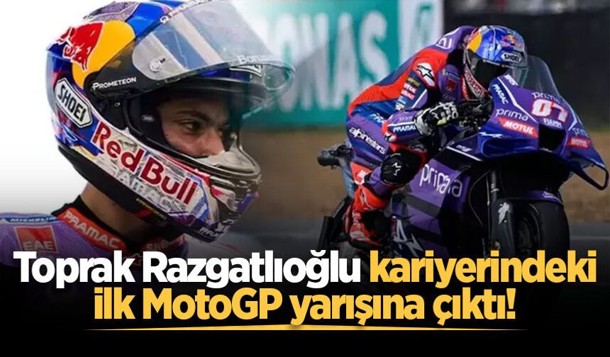 Toprak Razgatlıoğlu kariyerindeki ilk MotoGP yarışına çıktı!