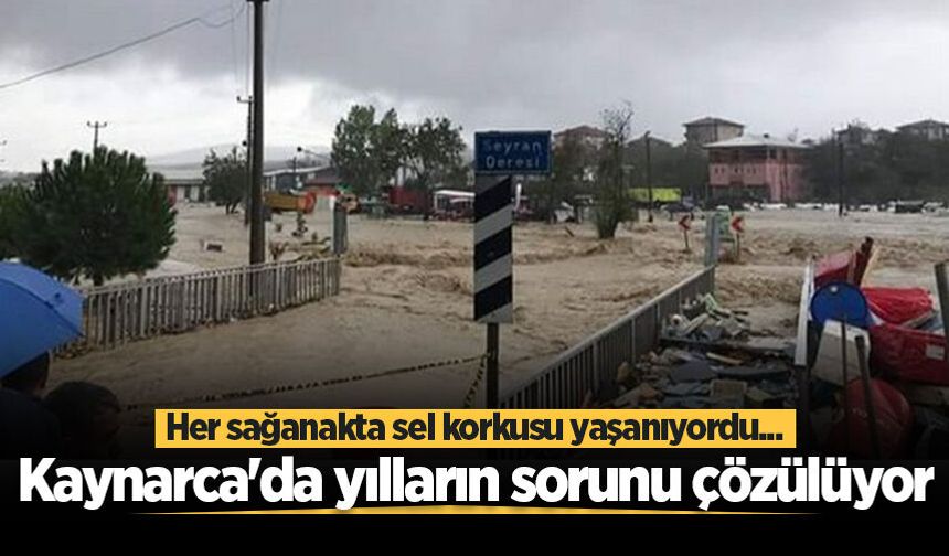 Her sağanakta sel korkusu yaşanıyordu... Kaynarca'da yılların sorunu çözülüyor