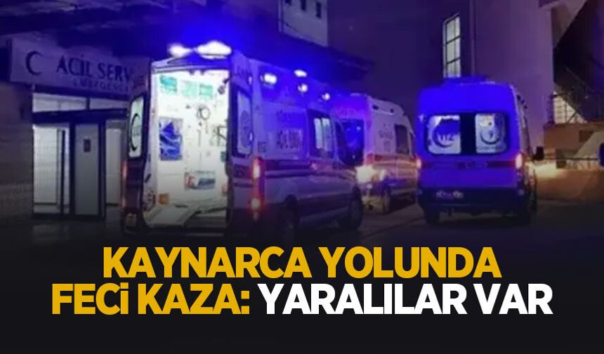Minibüs takla attı: Yaralılar var
