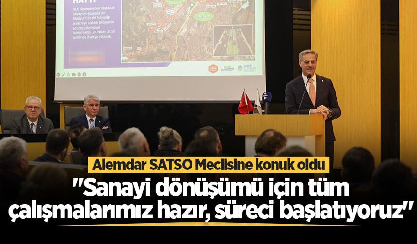 Başkan Alemdar anlattı, Sakarya iş dünyası dinledi: "Sanayi dönüşümü için tüm çalışmalarımız hazır, süreci başlatıyoruz"