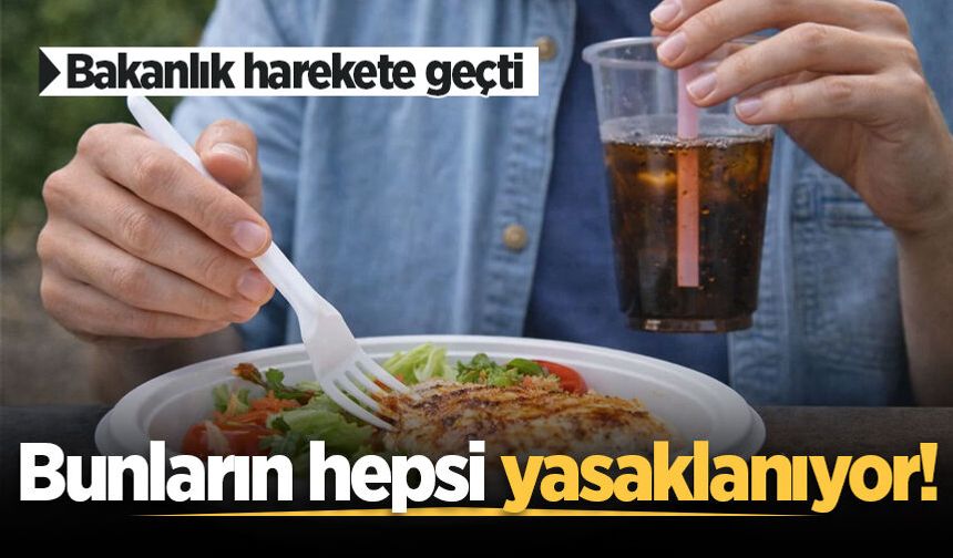 Bakanlık harekete geçti! Plastik çatal, kaşık, pipet tarih oluyor