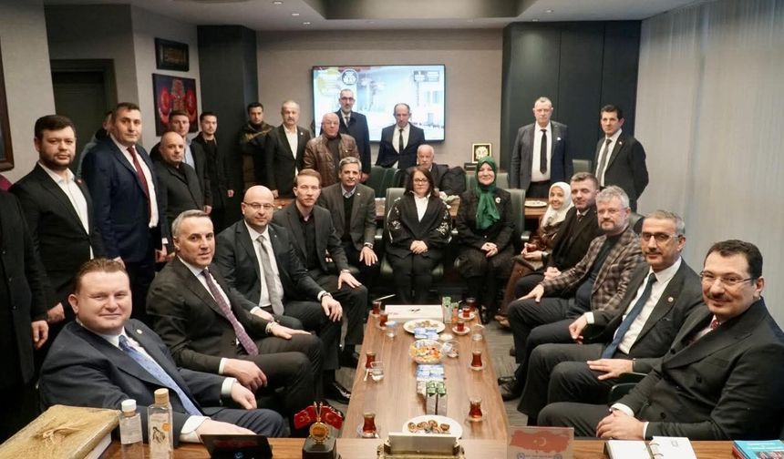 MHP'de Bayramlaşma töreni