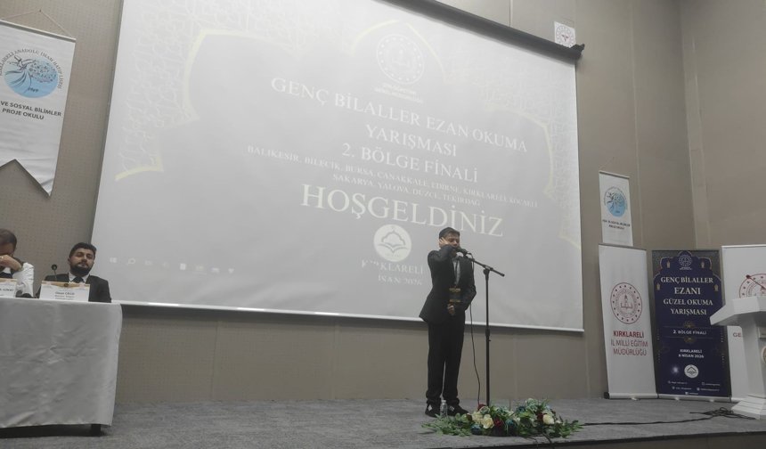 Sakarya’dan “Genç Bilaller Ezan Okuma Yarışması”nda büyük başarı