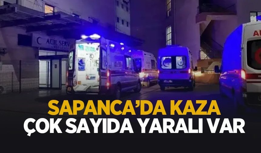 Sapanca'da kaza: Yaralılar var