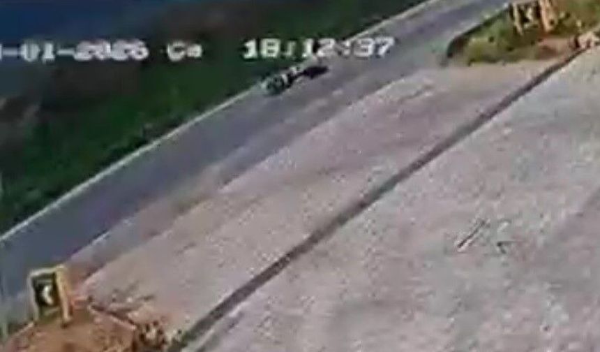 Bilecik'te kontrolden çıkan motosiklet devrildi, sürücüsü yaralandı