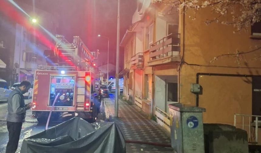 Bilecik'te metruk binada üst üste 3 yangın