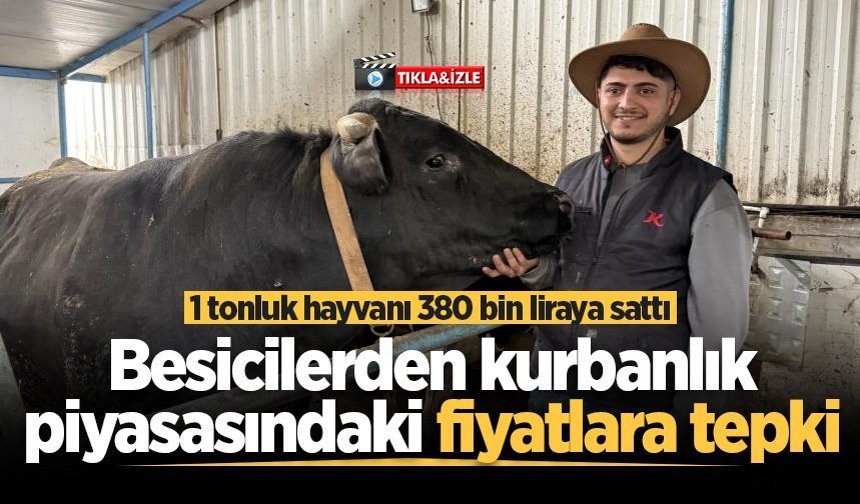 Besicilerden kurbanlık piyasasındaki fiyatlara tepki