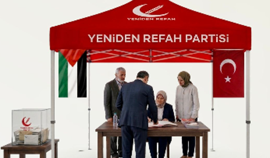 Yeniden Refah Partisi'nden imz akampanyası